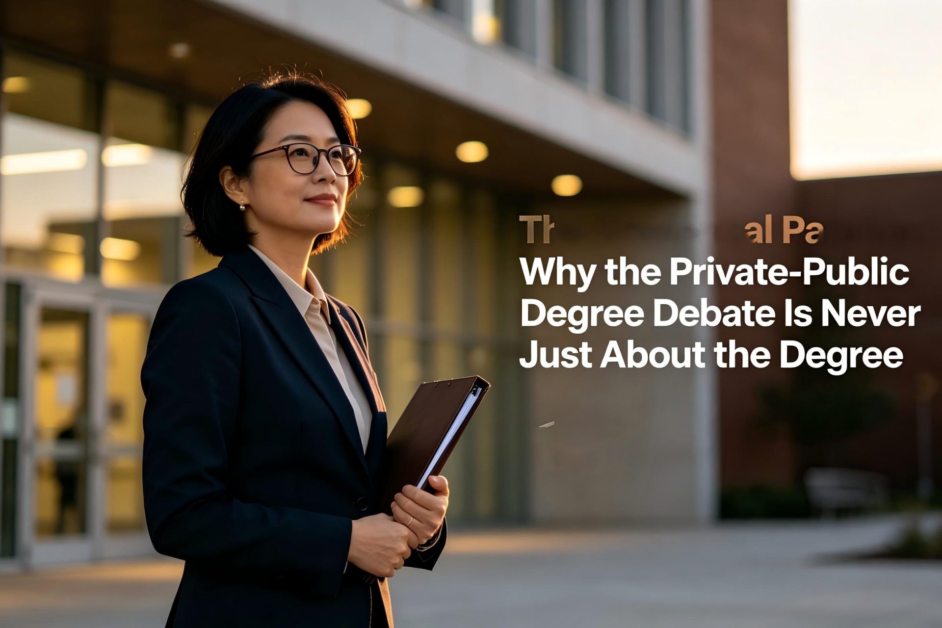 The Credential Paradox: Why the Private-Public Degree Debate Is Never Just About the Degree