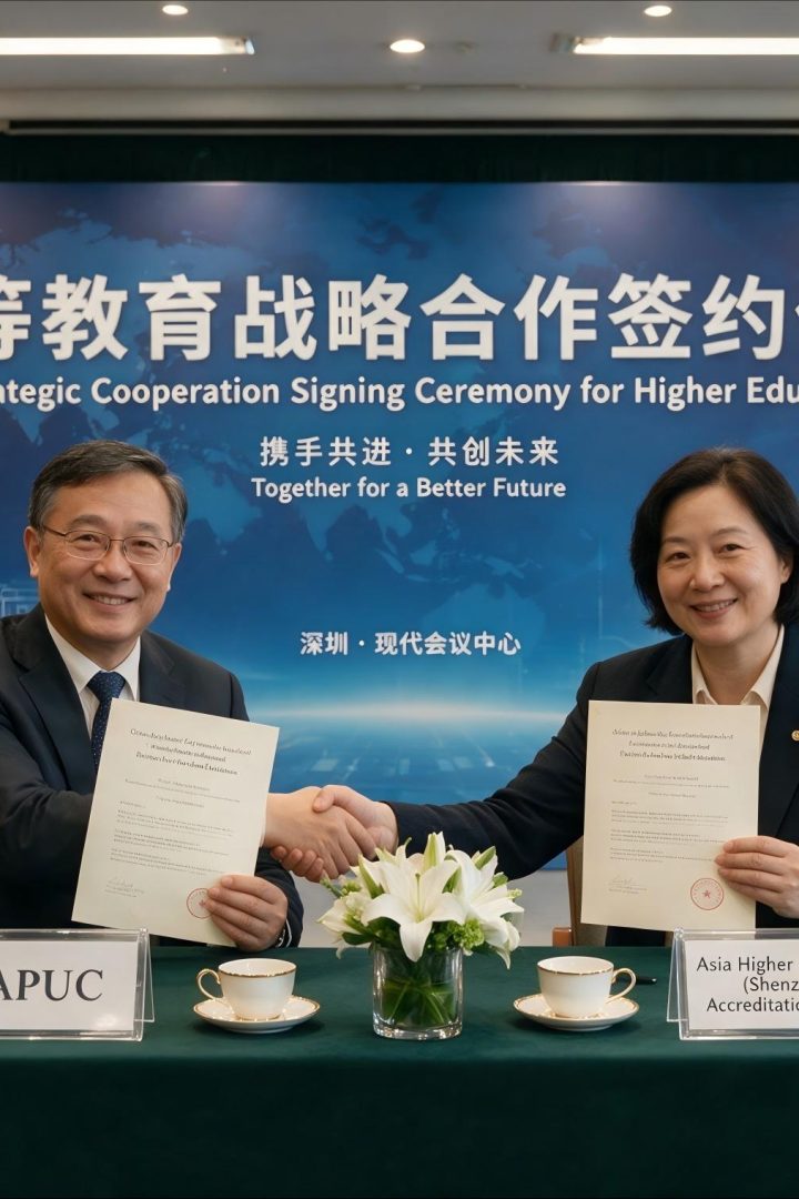IAPUC and Asia Higher Education (Shenzhen) Accreditation Centre Enter Comprehensive Strategic Cooperation