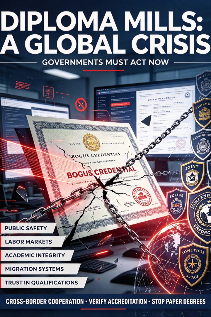 The Severe Global Hazards of Diploma Mills and the Urgent Need for Cross-National Governmental Intervention